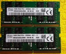 Sk Hynix Ddr4 Sdram Sodimm 32gb Hma82gs6djr8n (x2)