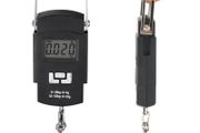 New 50kg Digital Hand LCD Travel Plane Thermometer Luggage Scale Hanging #1400