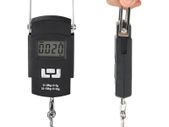 New 50kg Digital Hand LCD Travel Plane Thermometer Luggage Scale Hanging #1400
