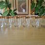 Vintage set of six aperitif glasses, France glass Image 8