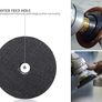 Glass Polish 12721 Heavy Duty Backing Pad with Hook and Loop, Rigid Backer with water feed hole | Thread M14x2 | 75 mm Image 4