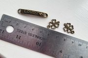 Charm / connector for jewelry making etc. antique color NEW