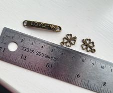 Charm / connector for jewelry making etc. antique color NEW