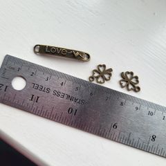 Charm / connector for jewelry making etc. antique color NEW