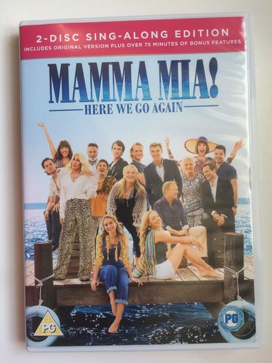 Mamma Mia! Here We Go Again [2018] Meryl Street, Pierce Brosnan, Colin Firth & Amanda Seyfried [Movie 2xDVD]