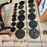 Large Weightlifting Bundle, New Weight Bench, Squat Rack, Gym, 100kg Metal Weights / Barbell Set, Dumbbells, Mat And More! Image 2