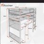 X Rocker high sleeper bed & gaming desk Image 4