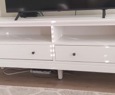 White TV unit