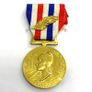 Vintage Gilded Bronze French Railway Honor Medal Image 2