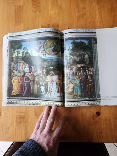 Michelangelo And Raphael In The Vatican. All The Sistinechapel, The Stanzas And The Loggias. First Edition Special Large Volume Paperback In Good Condition.