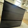 Black 3-Drawer Chest Image 6