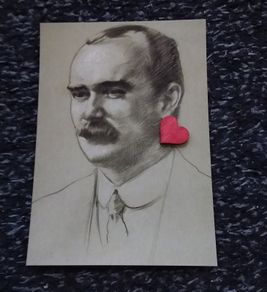 Ireland Postcard : James Connolly , One of the Executed Leader's , Easter Rising 1916