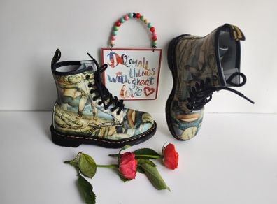 Dr Martens Tate 1460 artist museum boots pascal william blake UK4 EU37 US6
