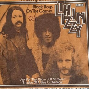 Thin Lizzy, Whisky in the Jar, German  PS 7"