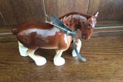 Ceramic Shire horse ornament