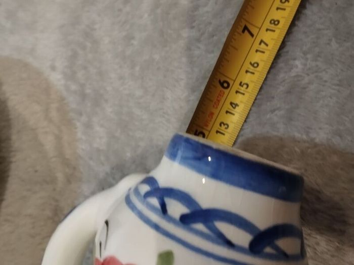 Vintage ceramic Hand-painted Cabo Jug and Bowl Set
