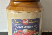 Vintage Ogilvie and Moore Stoneware Jar