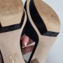 Stephanie Moreno Black peep-toe platform sling back heels - Sz 39 (Fit 6.5-7UK) - RRP 129 (New) Image 7