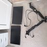 Complete desktop setup- 2 desktops, arm that holds 2 desktops and accessories. Image 6