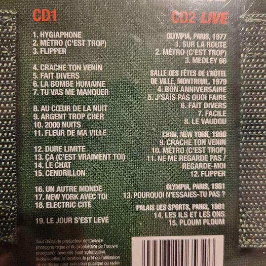 Telephone. Illimite. 2 cd. French.