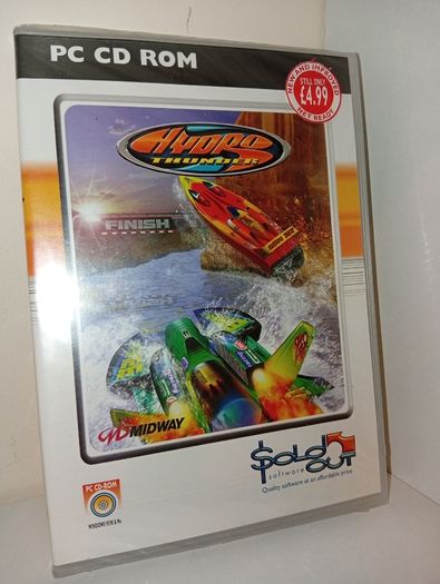 Rare Hydro Thunder Pc Cd Rom 1999 Sold Out Software Sealed Collectors Condition