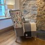 Bespoke Reupholstered Wingback Chair Image 4