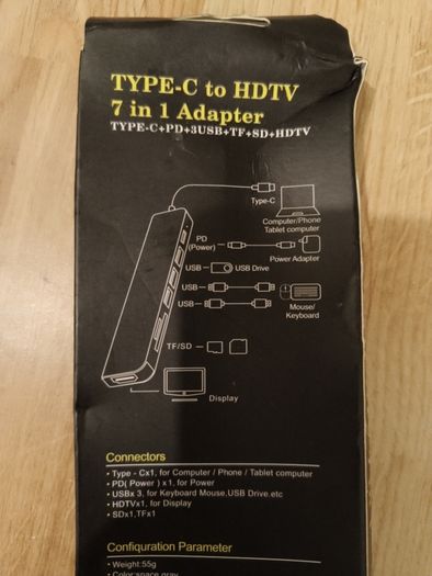 Type-C to Hdtv 7 in 1