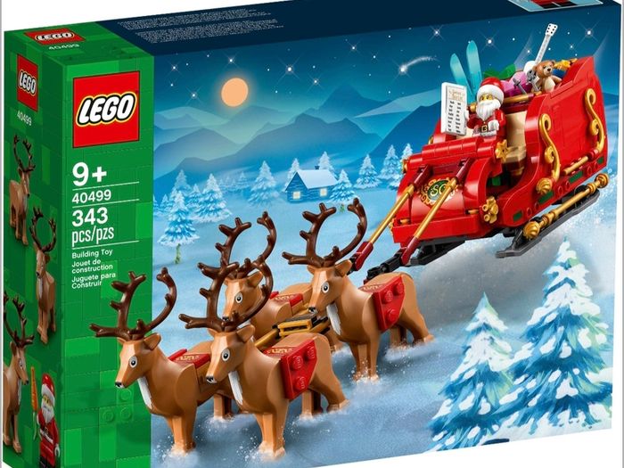Retired Christmas Lego 40499 Santa's Sleigh