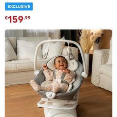 baby swing and fern