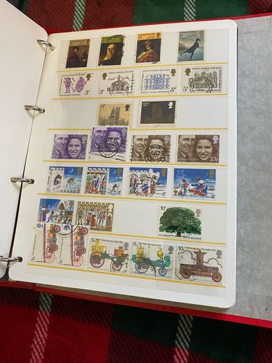 2 vintage stamp books
