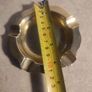 Vintage Brass Round Ashtray Image 2