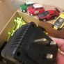Old Scalextric set  with 4 cars Image 4