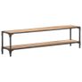 TV Cabinet 150x30x40 cm Solid Acacia Wood Image 8
