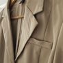 Solid khaki Color Short Business Casual Blazer Image 5