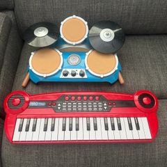 Keyboard & Little Tikes my real Jam Drum Set