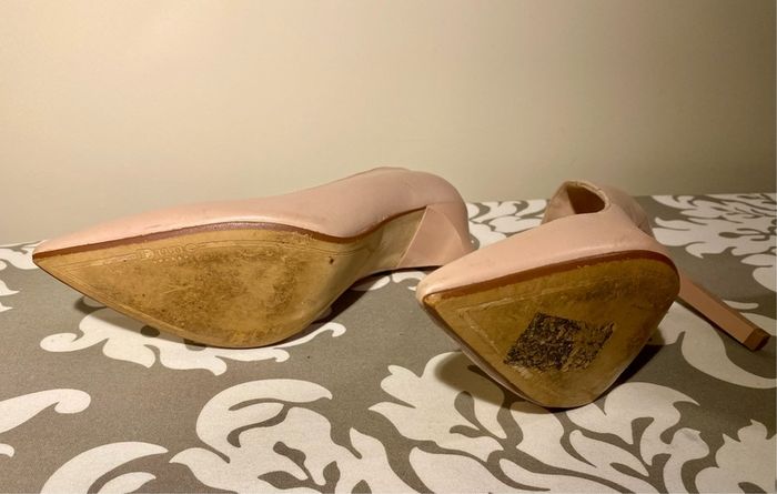 High heels in rose / nude, size 5 / 38