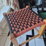 Vintage MidCentury  woven foot Stool Image 2