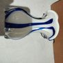 Vintage Pair of "Murano" Curzon blue vases Image 4