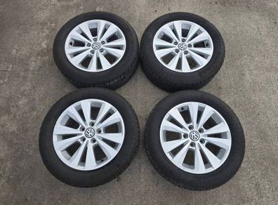 Genuine Volkswagen 16" Alloy Wheels & Continental ContiEcoContact Tyres (205/55/R16)