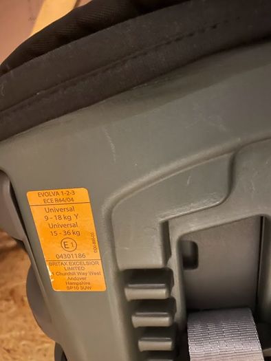 Britax Romer Evolva Car Seat