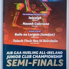 2023/24 All-Ireland GAA Junior Club Championship Semi-Finals Programme