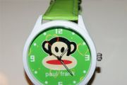 Paul Frank Watch Monkey Quartz Leather Wrist Band Julius