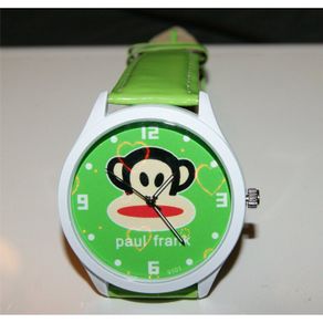 Paul Frank Watch Monkey Quartz Leather Wrist Band Julius