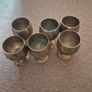 vintage silver plated goblet glasses Image 4