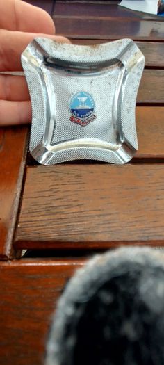 Vintage metal ashtray ,townend Thoresen car ferries free shipping within Ireland, see pictures for condition, nice patina,,collectors item, sold as seen
