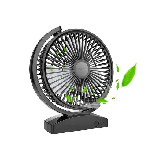 Desk Fan with 3 Speeds (Rechargeable/USB)