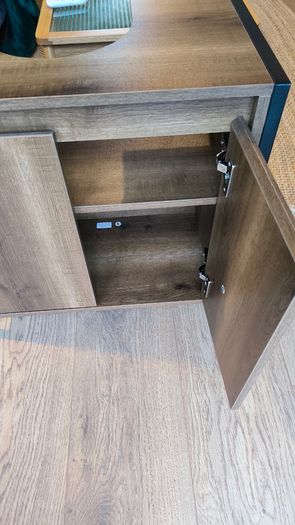 Undersink bathroom cabinet, wood