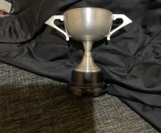 EPNS pewter miniature trophy cup