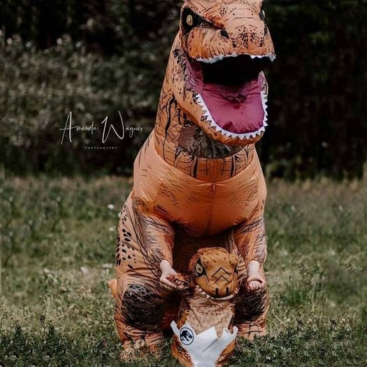 Inflatable Costume Trex Dinosaur Costumes Halloween Costume Fancy Dress for Adult (FREE EXPRESS SHIPPING)