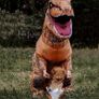 Inflatable Costume Trex Dinosaur Costumes Halloween Costume Fancy Dress for Adult (FREE EXPRESS SHIPPING) Image 3